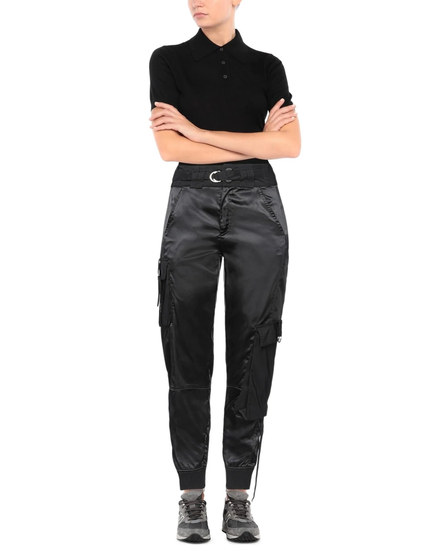 MARC ELLIS Casual Pants For Women Black - Image 2