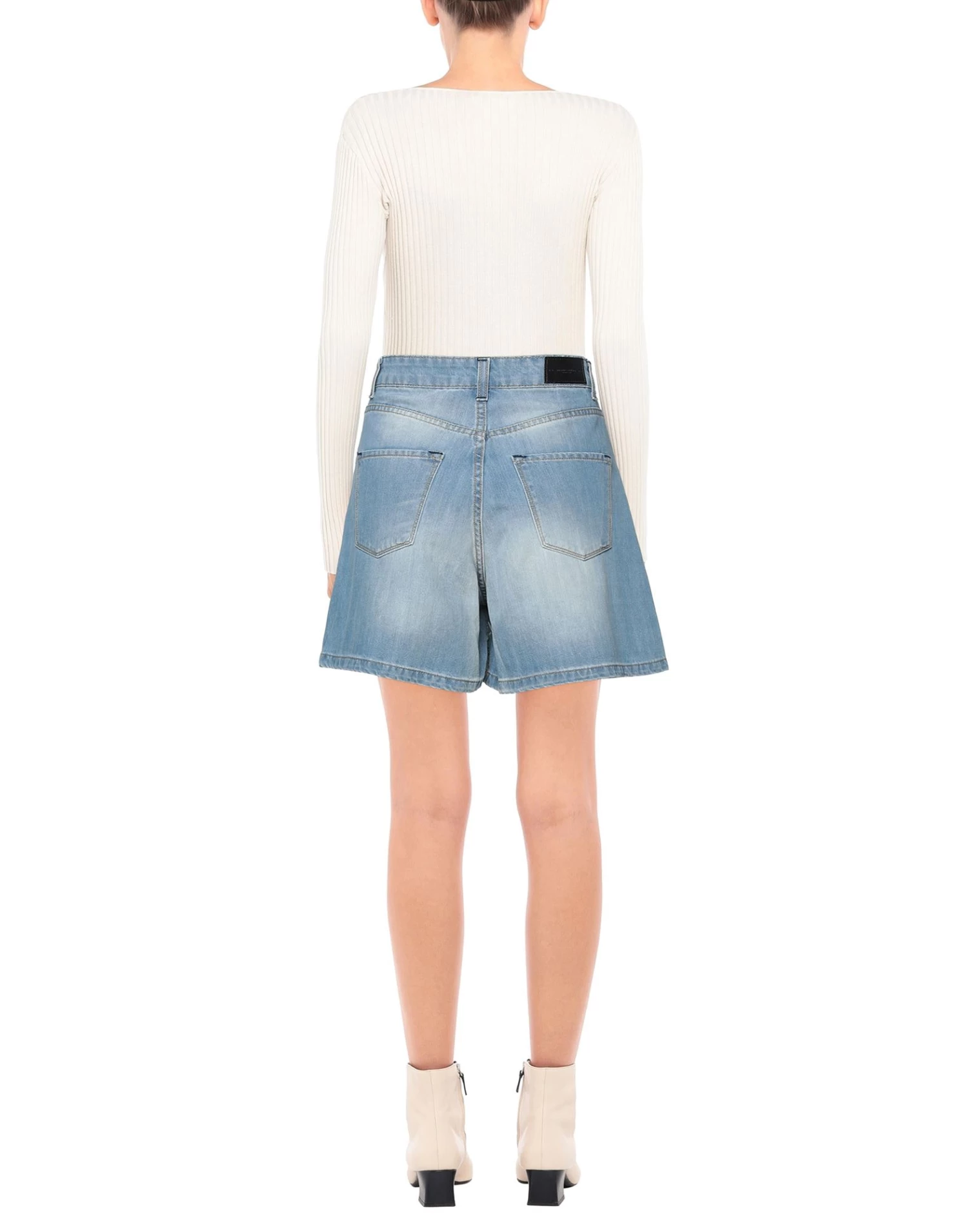 MARC ELLIS Denim Shorts For Women Blue - Image 3