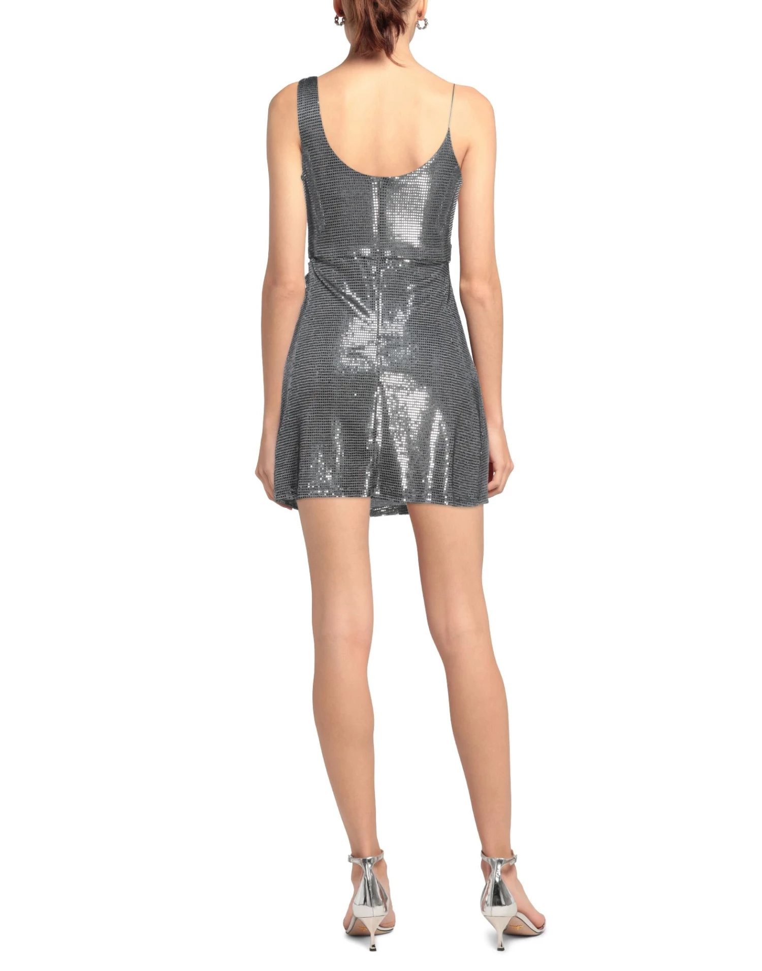 MARC ELLIS Short Dress For Women Silver - Image 3
