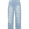 MARC ELLIS Denim Pants For Women Blue