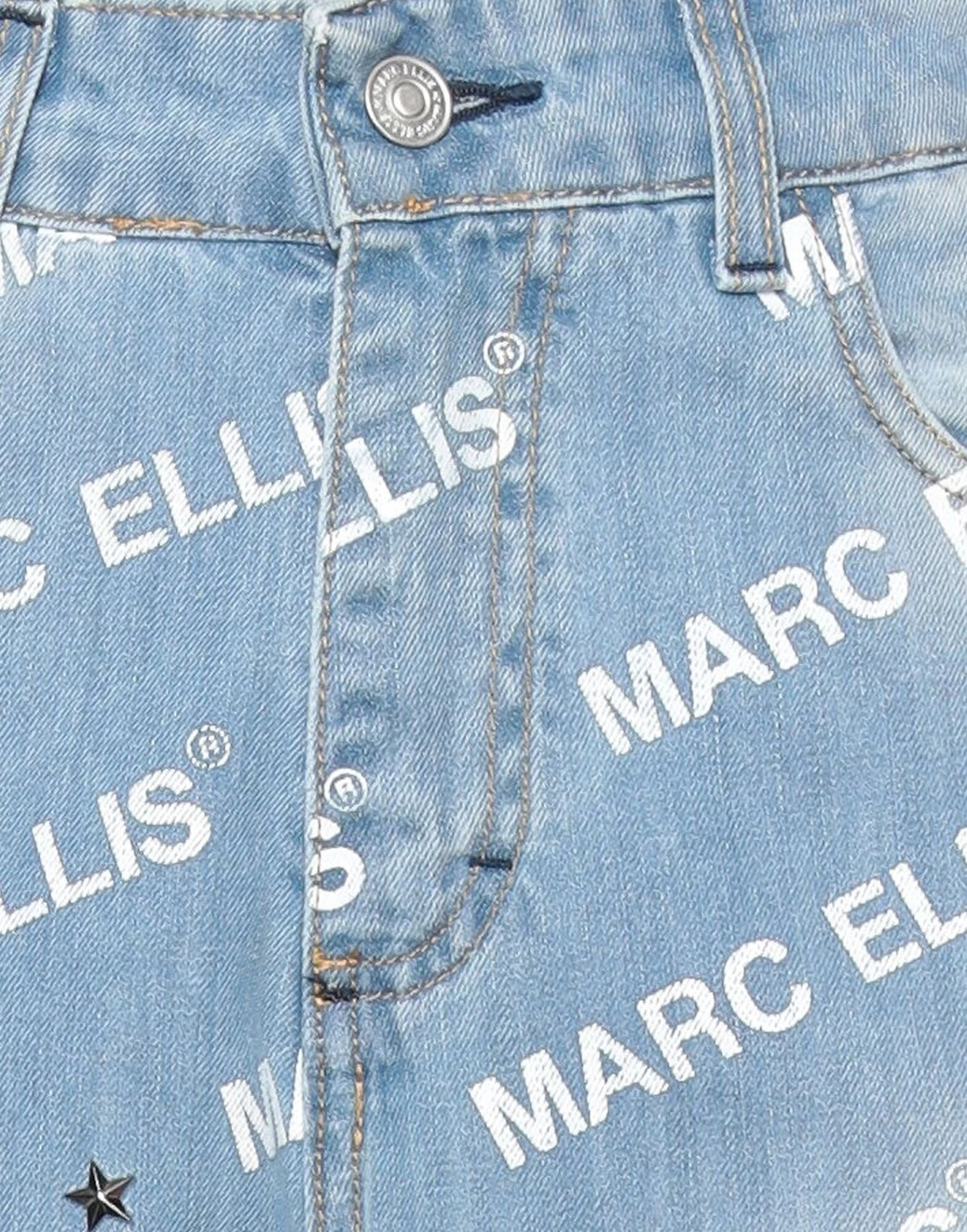 MARC ELLIS Denim Pants For Women Blue - Image 4