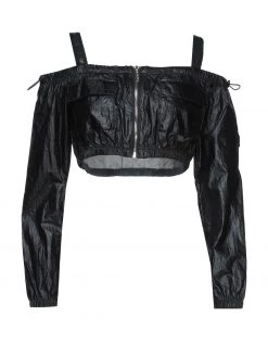 MARC ELLIS Solid Color Shirts & Blouses For Women Black