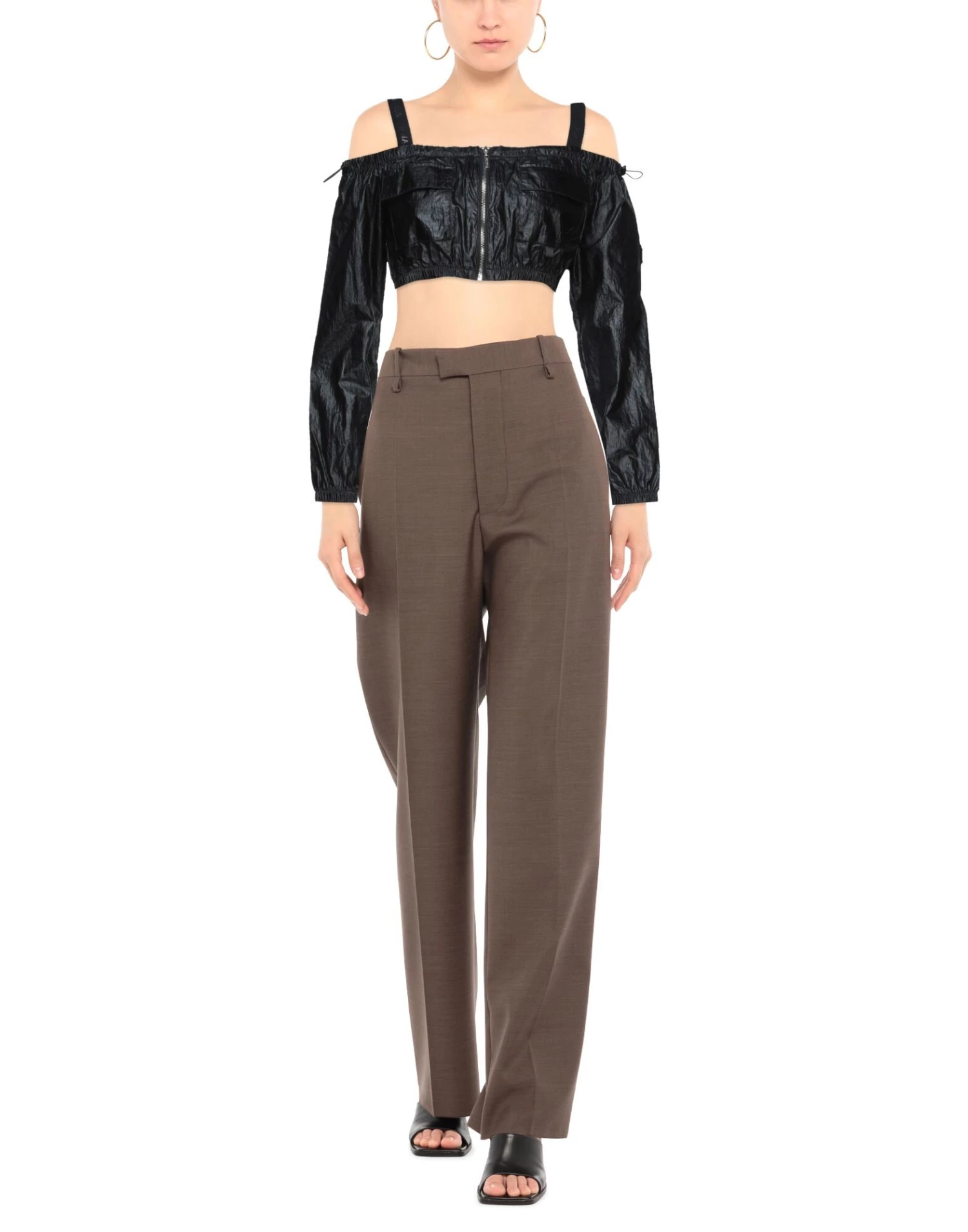 MARC ELLIS Solid Color Shirts & Blouses For Women Black - Image 2