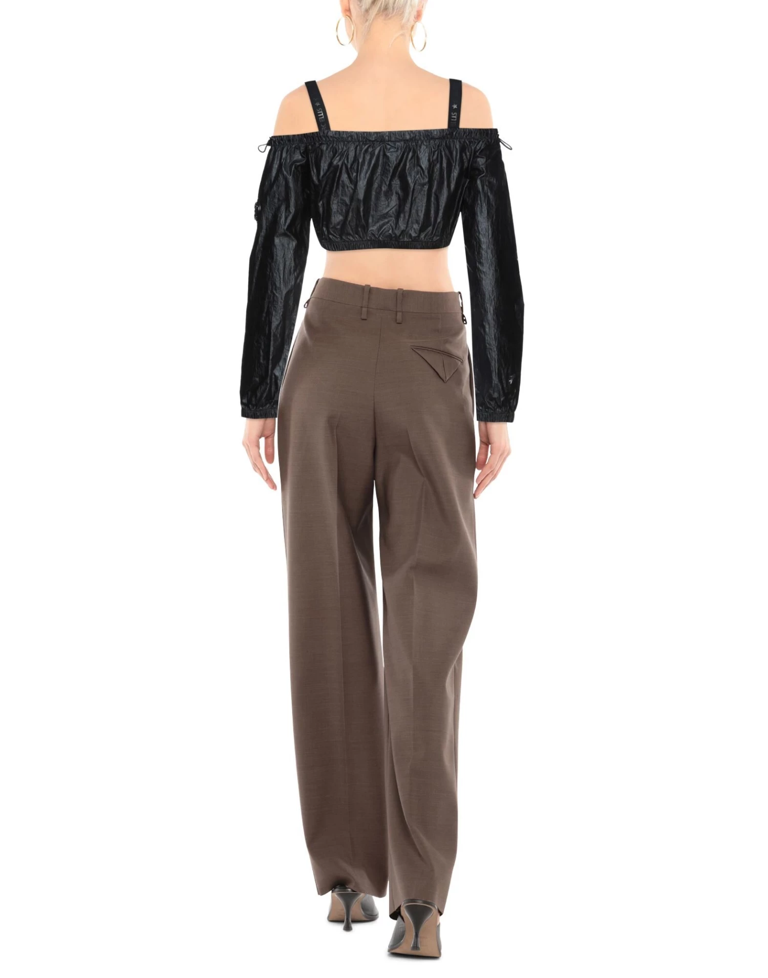 MARC ELLIS Solid Color Shirts & Blouses For Women Black - Image 3