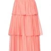 MARC ELLIS Maxi Skirts For Women Salmon Pink