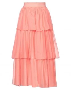 MARC ELLIS Maxi Skirts For Women Salmon Pink
