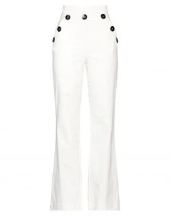 MARC ELLIS Casual Pants For Women White