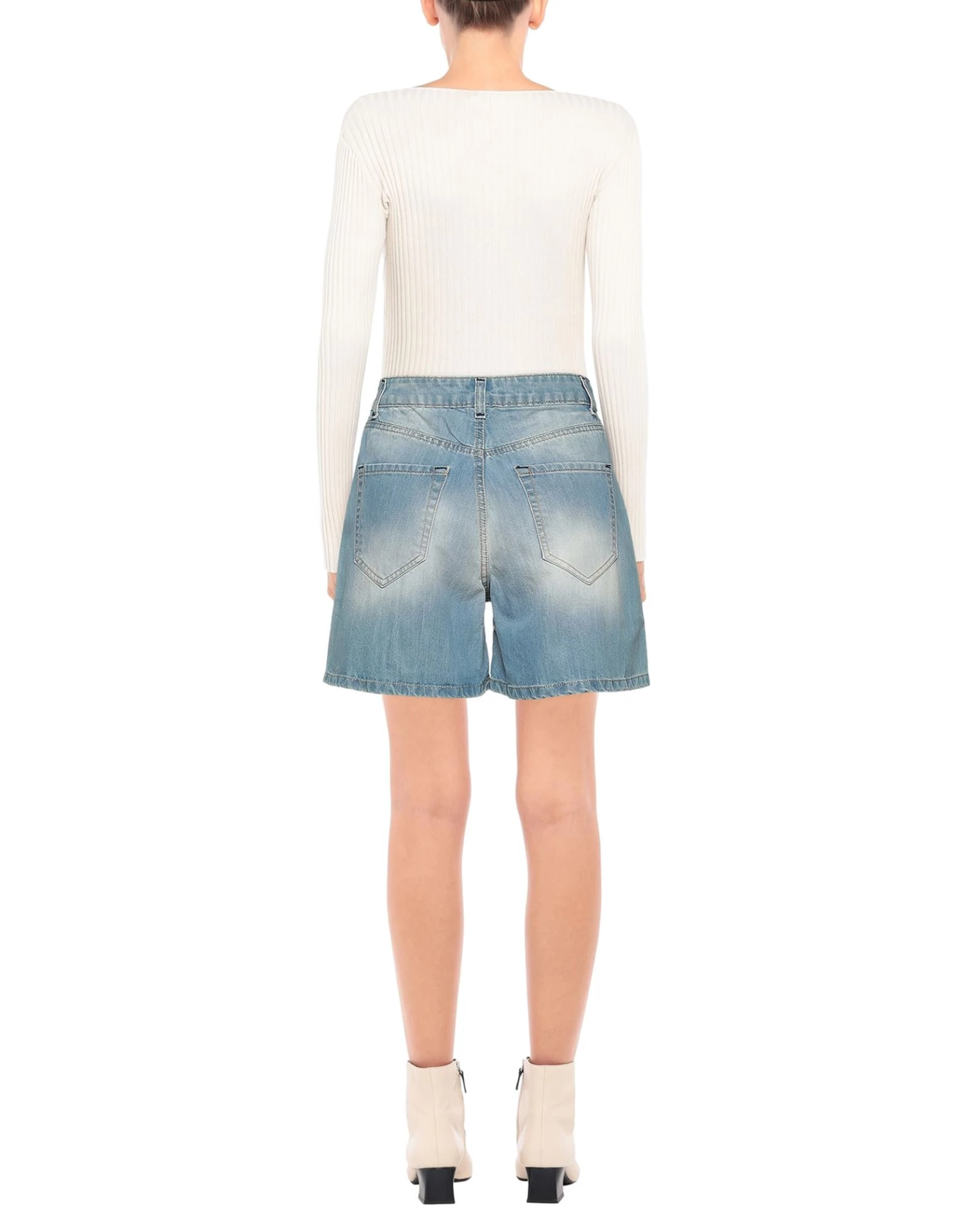 MARC ELLIS Denim Shorts For Women Blue - Image 3