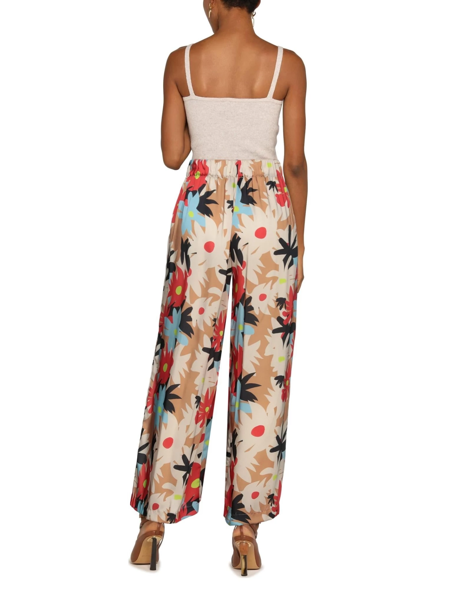 MARC ELLIS Casual Pants For Women Beige - Image 3