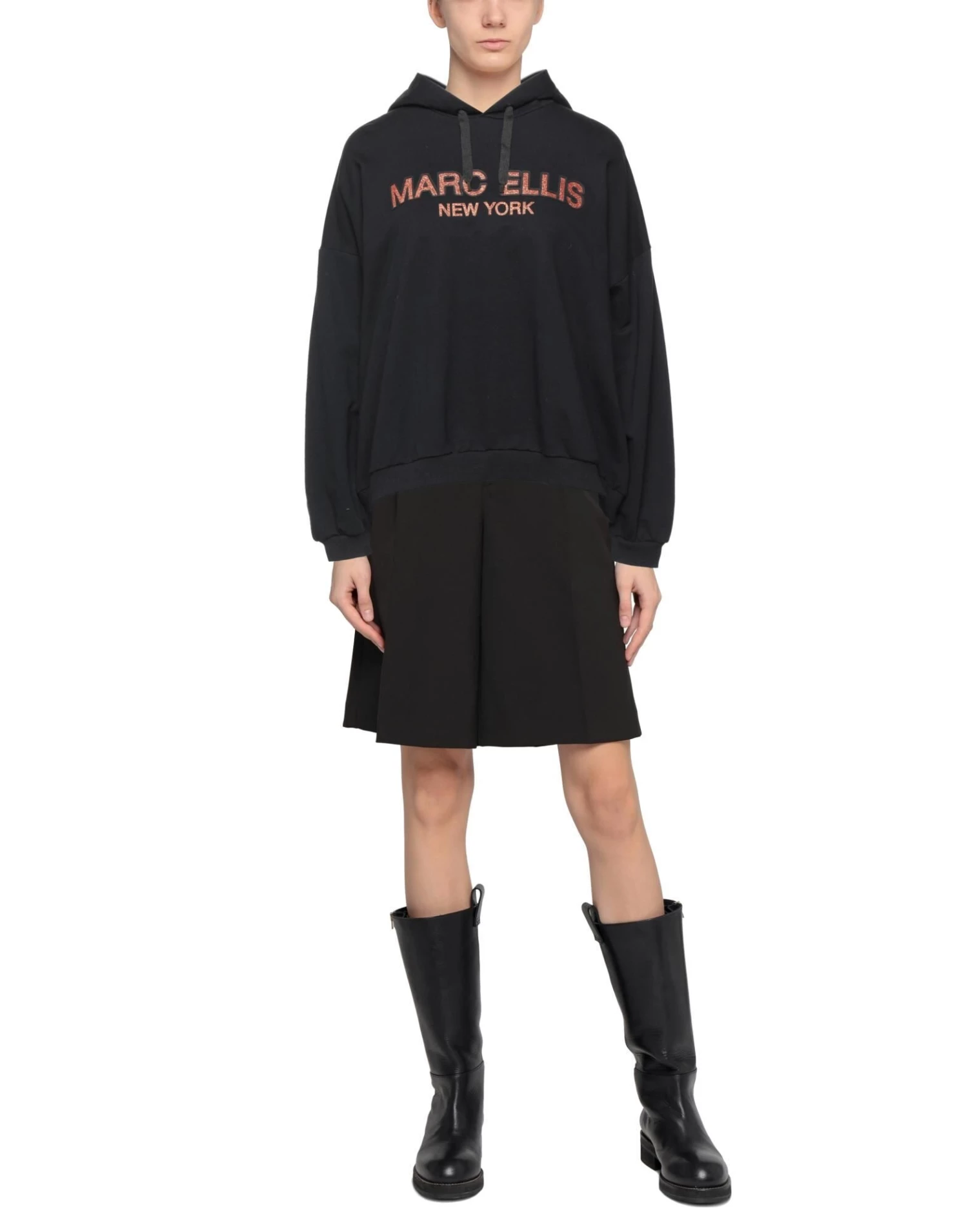 MARC ELLIS Hooded Sweatshirt For Women Black - Image 2