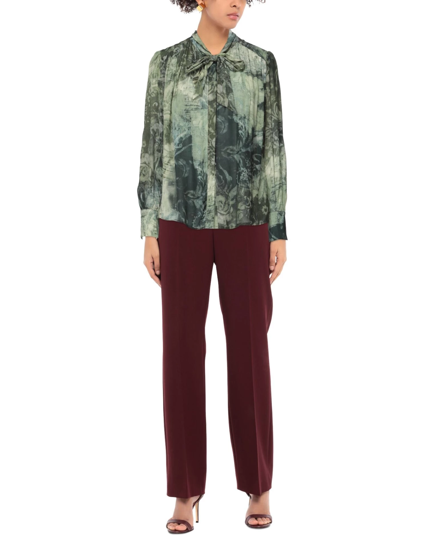 MARC ELLIS Floral Shirts & Blouses For Women Dark Green - Image 2