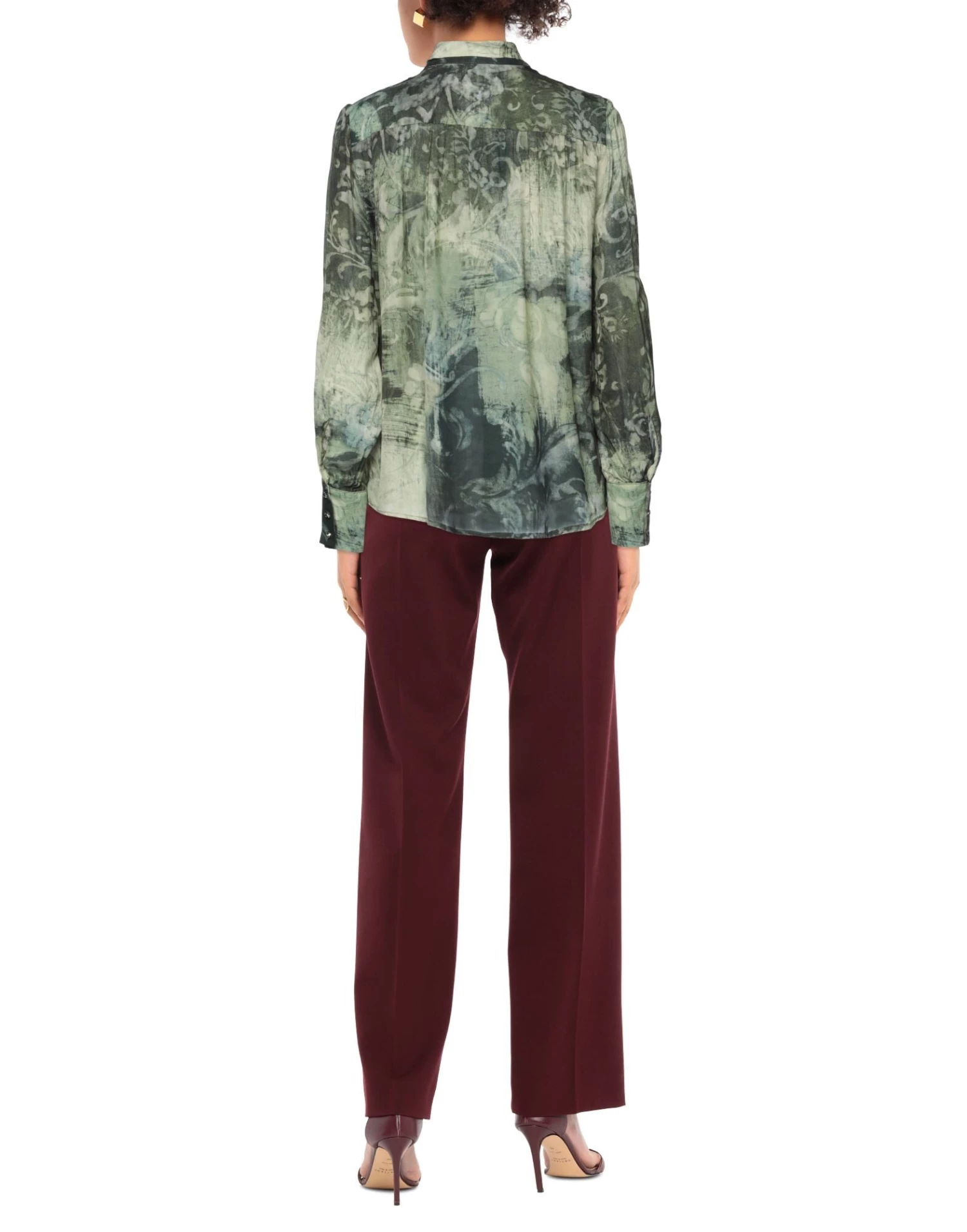 MARC ELLIS Floral Shirts & Blouses For Women Dark Green - Image 3