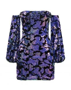 MARC ELLIS Short Dress For Women Purple