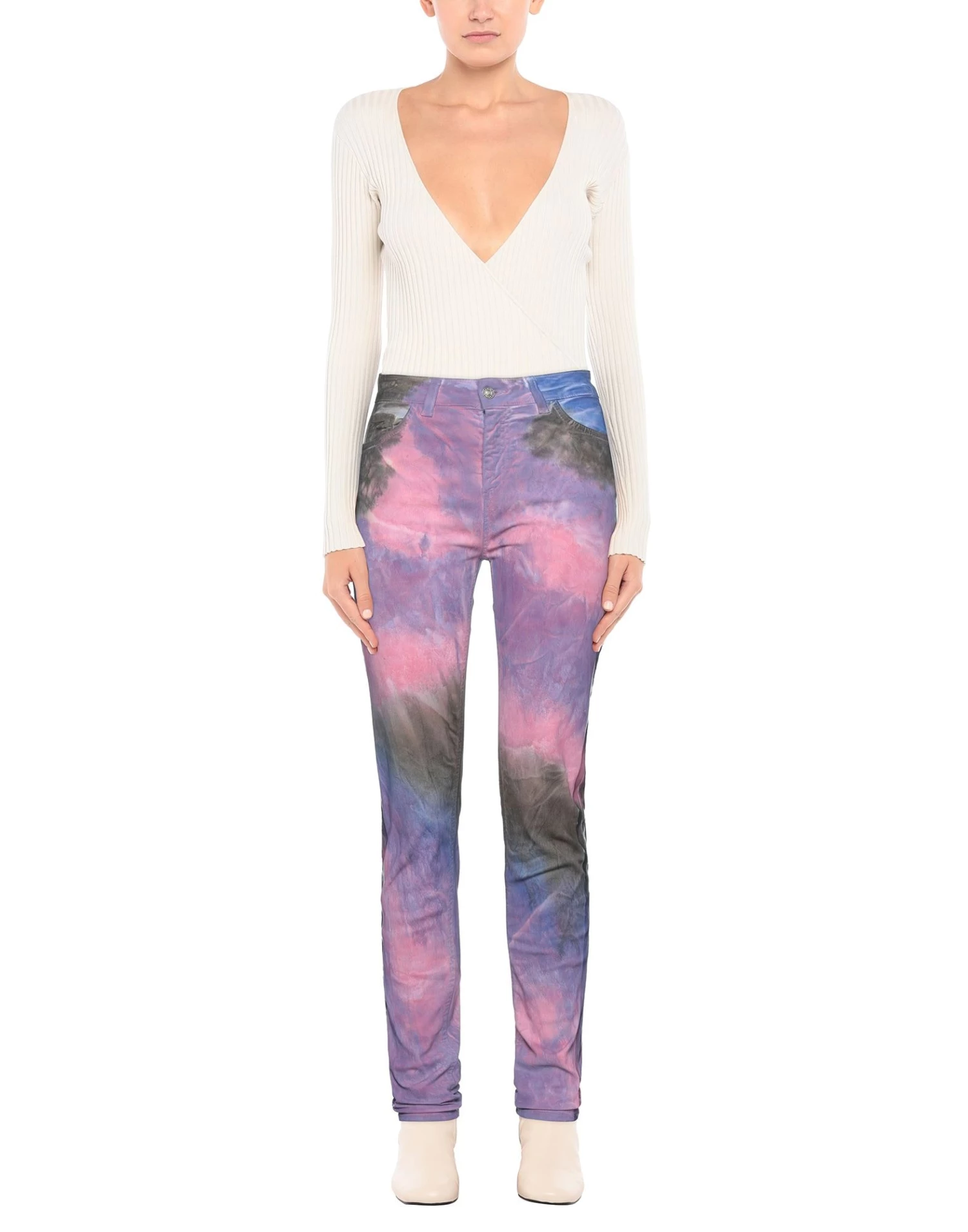 MARC ELLIS Denim Pants For Women Fuchsia - Image 2