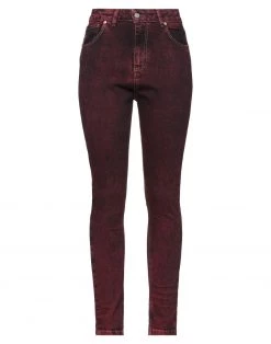 MARC ELLIS Denim Pants For Women Maroon