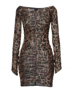 MARC ELLIS Short Dress For Women Khaki