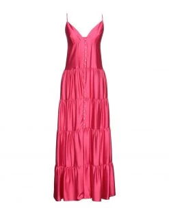 MARC ELLIS Long Dress For Women Fuchsia