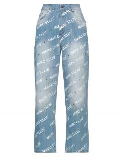 MARC ELLIS Denim Pants For Women Blue