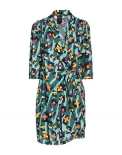 MARC ELLIS Short Dress For Women Dark Green