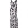 MARC ELLIS Long Dress For Women Steel Grey