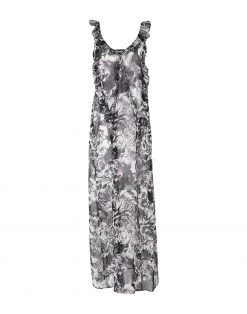 MARC ELLIS Long Dress For Women Steel Grey