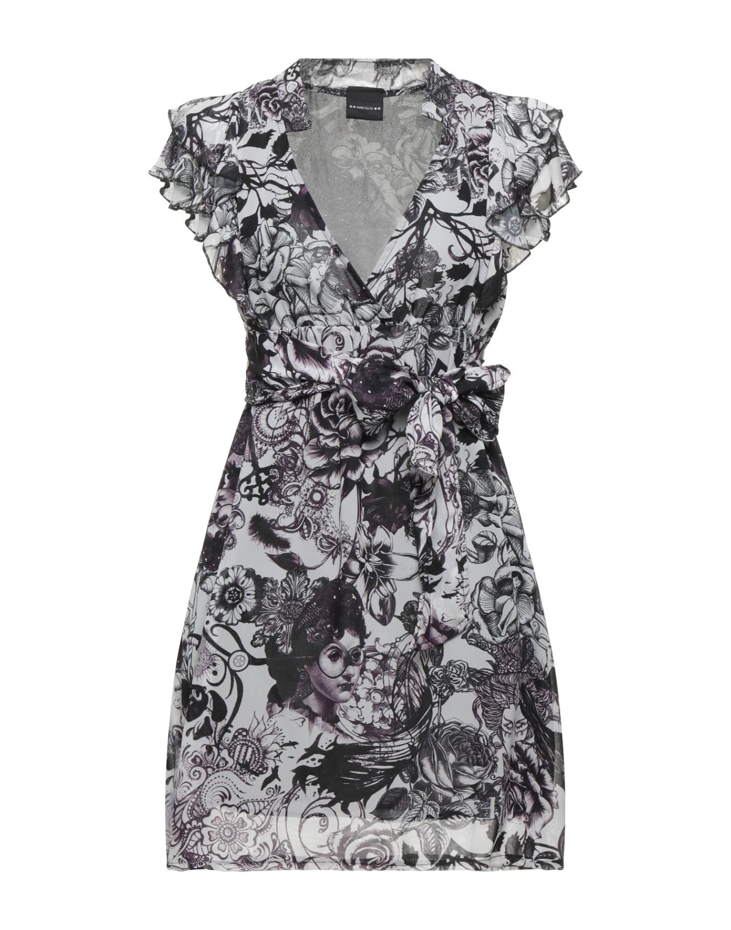 MARC ELLIS Short Dress For Women Light Grey
