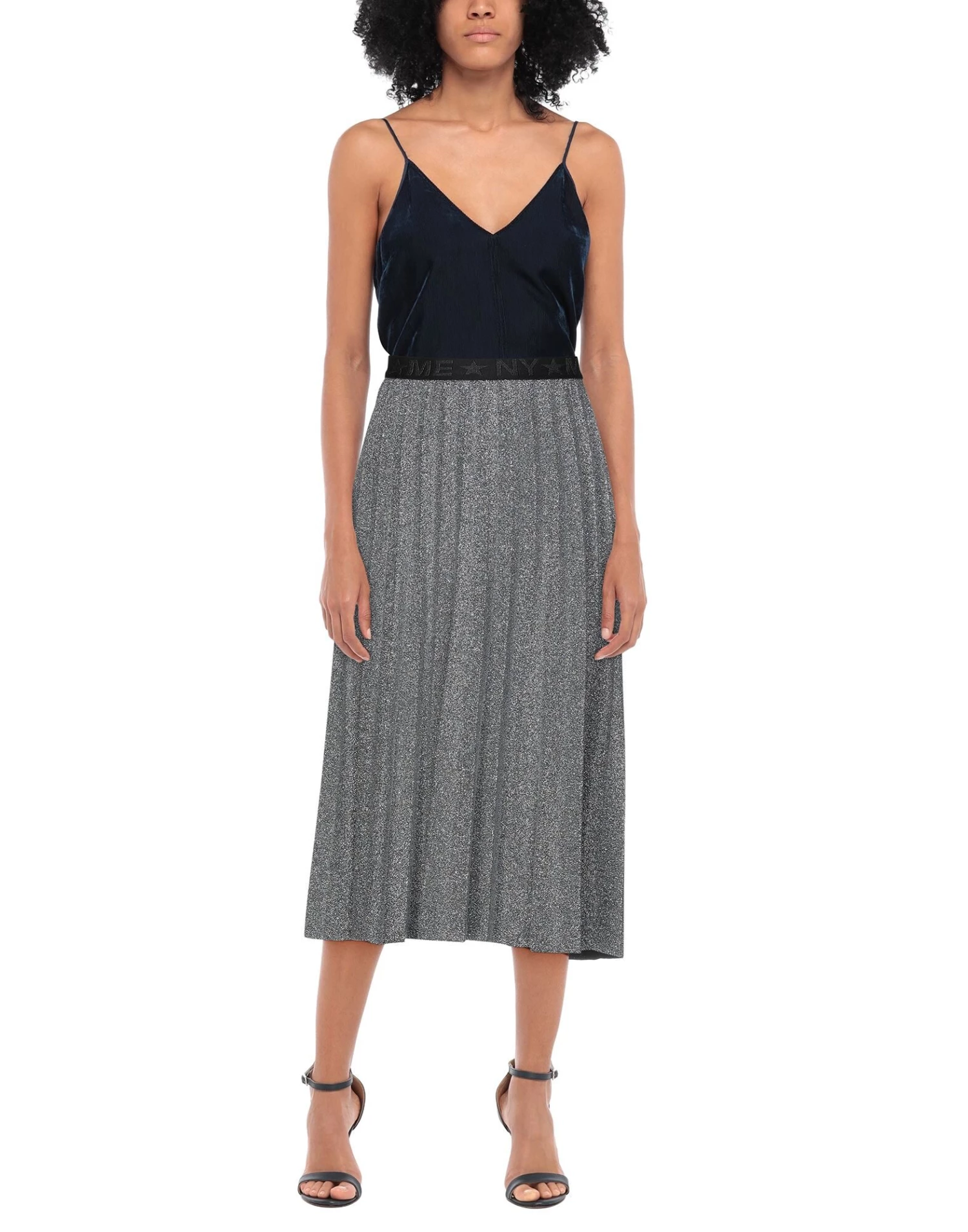 MARC ELLIS Midi Skirt For Women Silver - Image 2