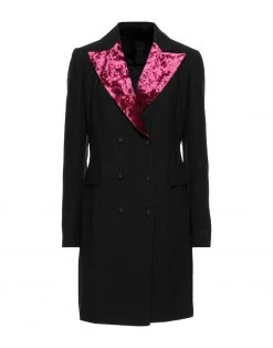 MARC ELLIS Double Breasted Pea Coat For Women Black