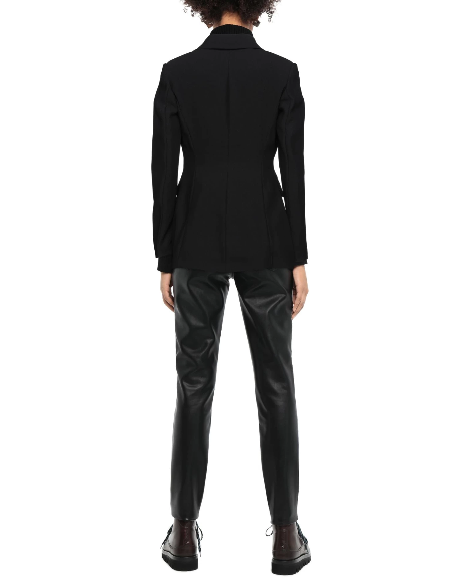 MARC ELLIS Double Breasted Pea Coat For Women Black - Image 3