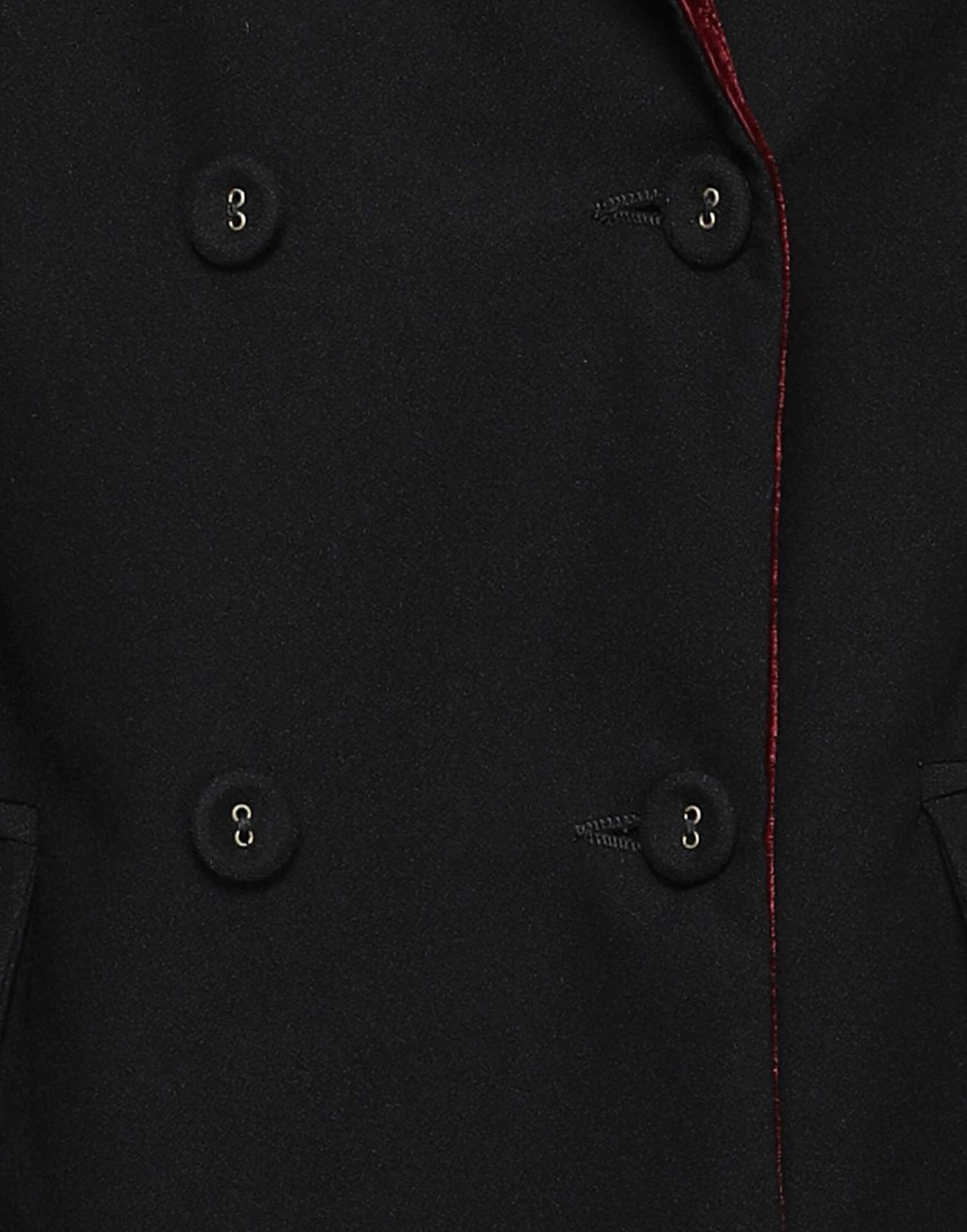 MARC ELLIS Double Breasted Pea Coat For Women Black - Image 4