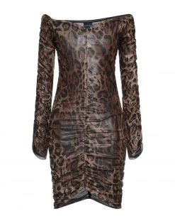 MARC ELLIS Short Dress For Women Brown