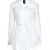 MARC ELLIS Solid Color Shirts & Blouses For Women White