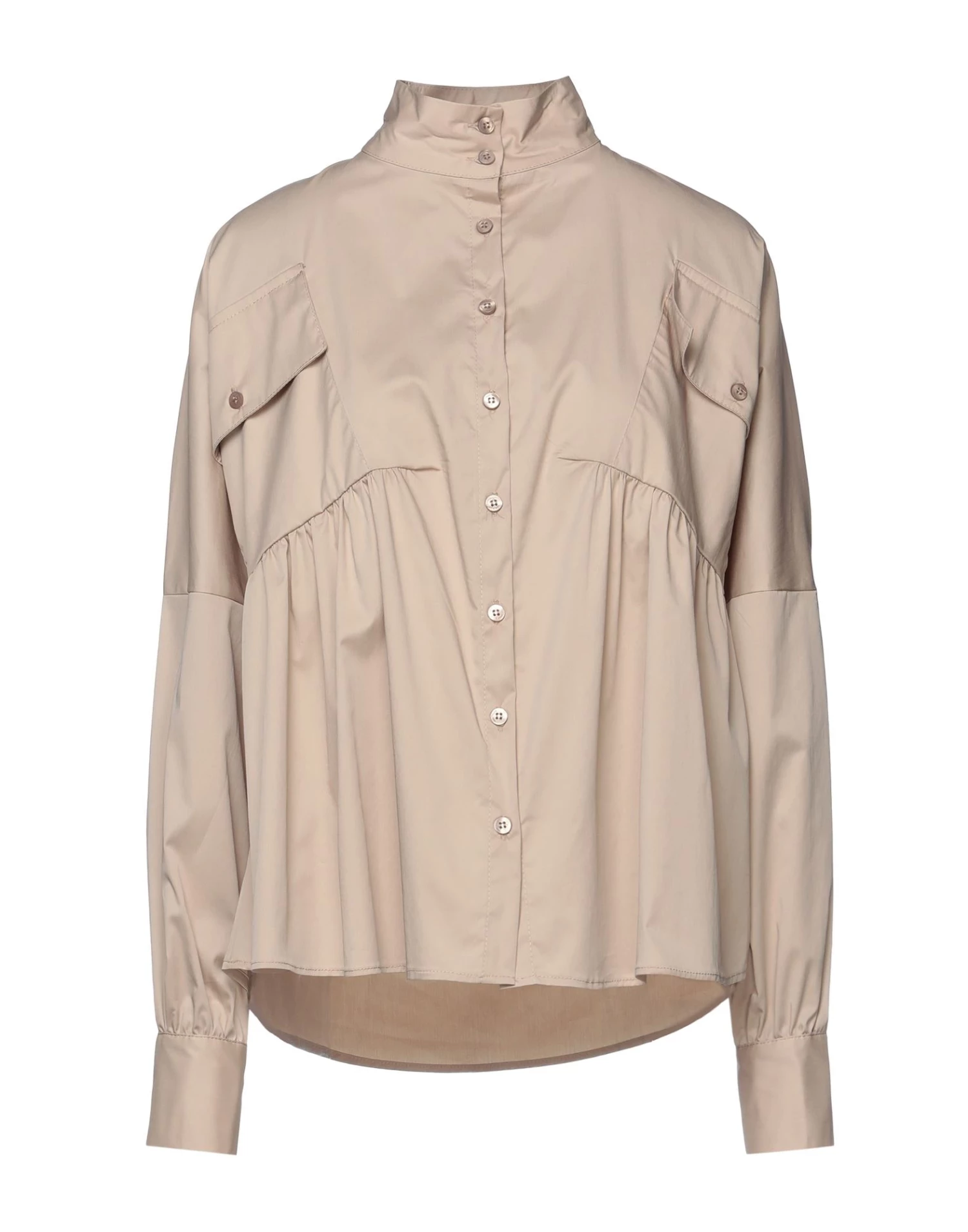 MARC ELLIS Solid Color Shirts & Blouses For Women Black