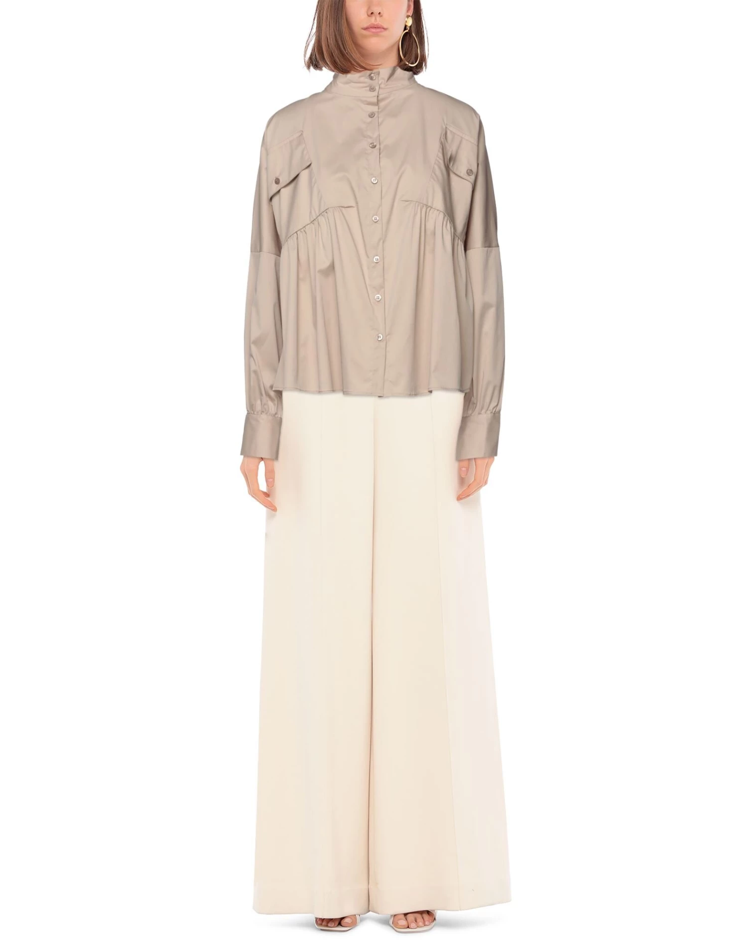 MARC ELLIS Solid Color Shirts & Blouses For Women Black - Image 2