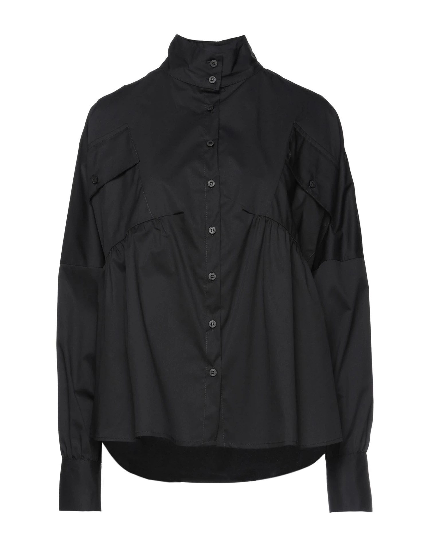 MARC ELLIS Solid Color Shirts & Blouses For Women Black - Image 5