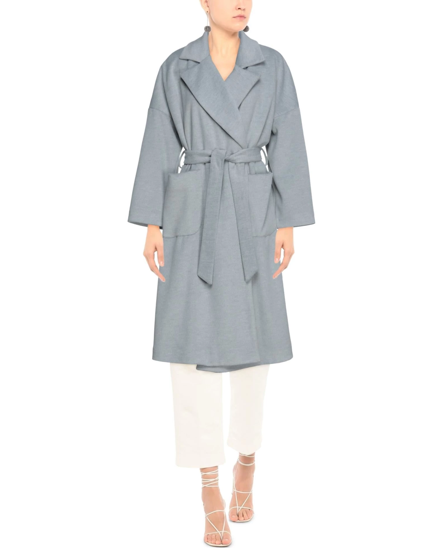 MARC ELLIS Coat For Women Light Grey - Image 2
