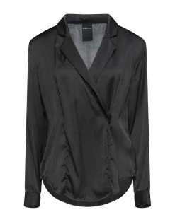 MARC ELLIS Solid Color Shirts & Blouses For Women Black